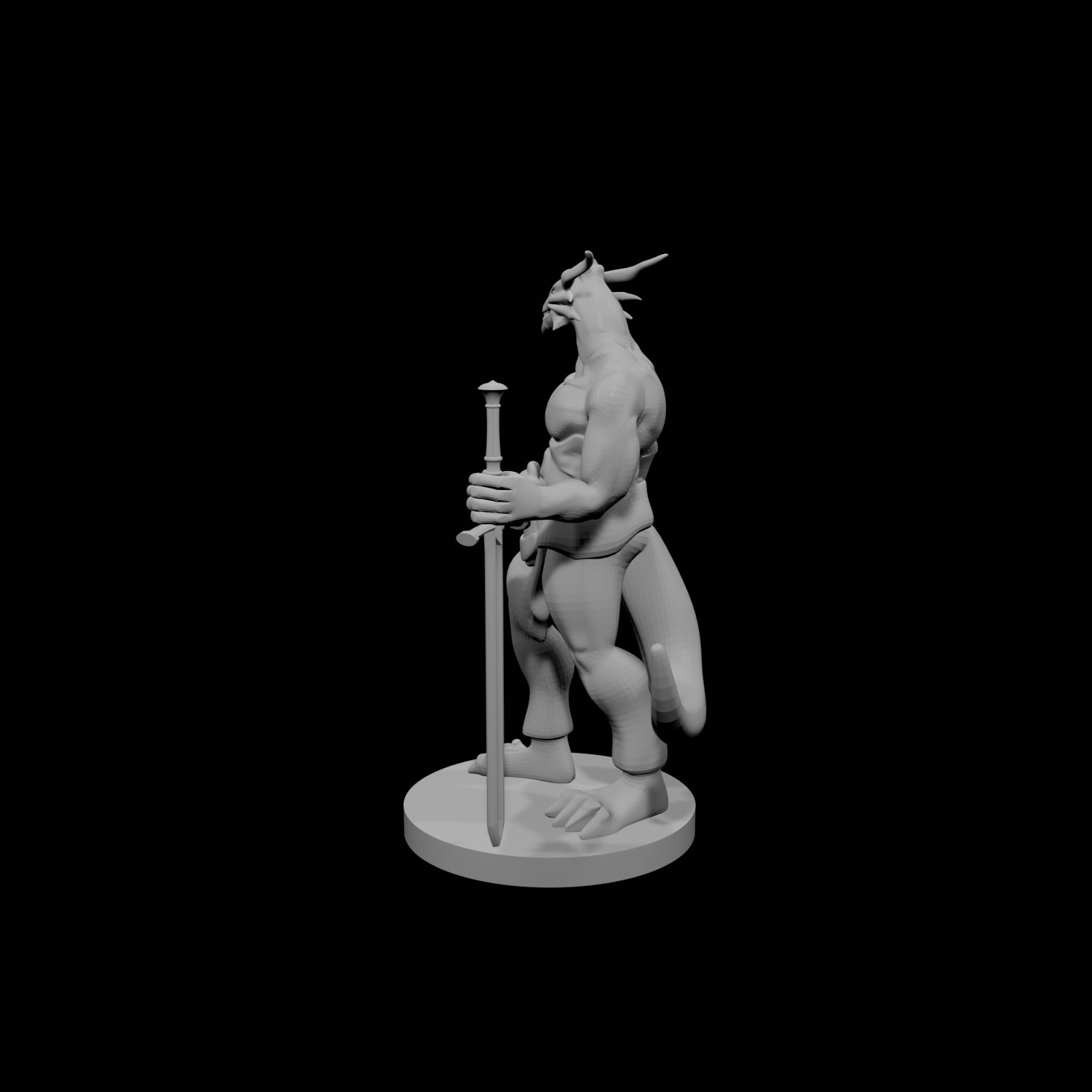 Guerrier draconien à arme lourde 3