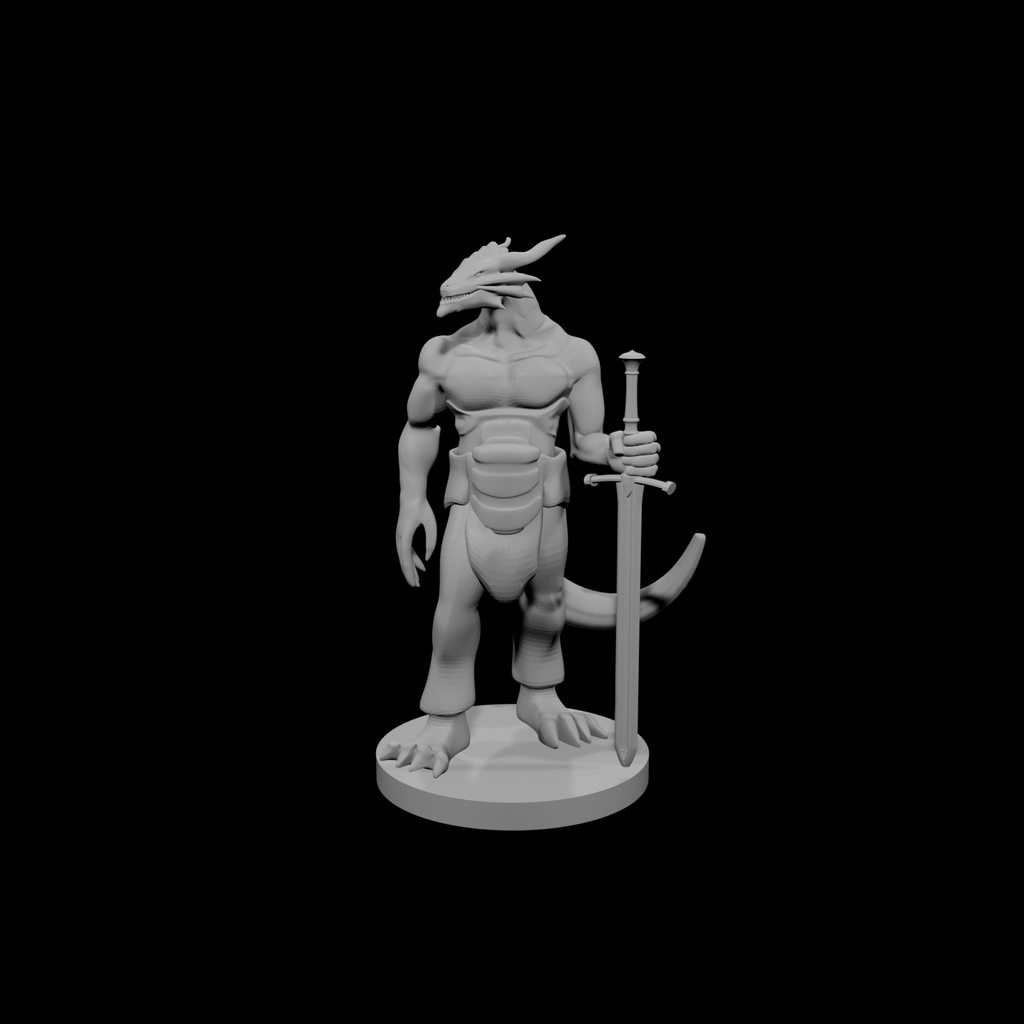 Guerrier draconien à arme lourde 3