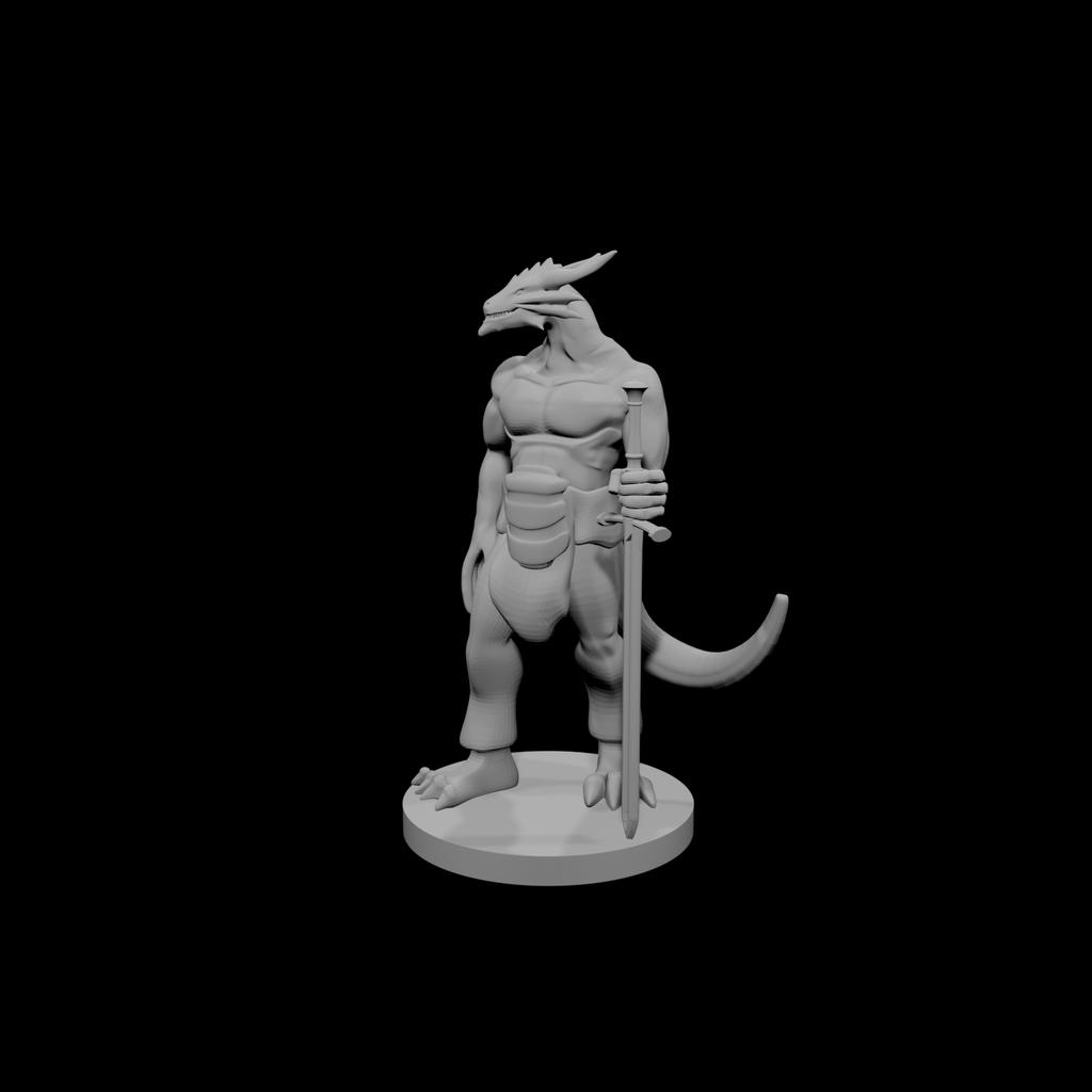 Guerrier draconien à arme lourde 3