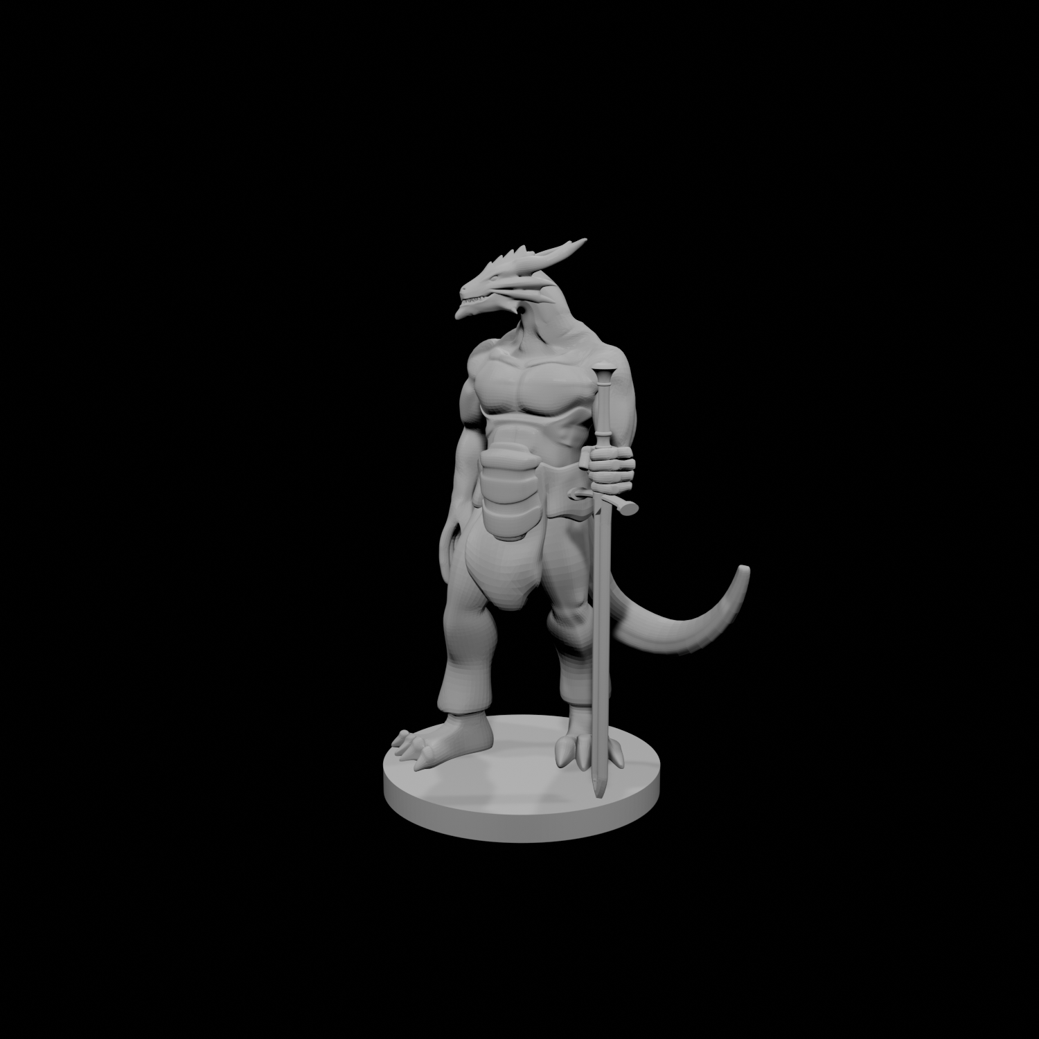 Guerrier draconien à arme lourde 3