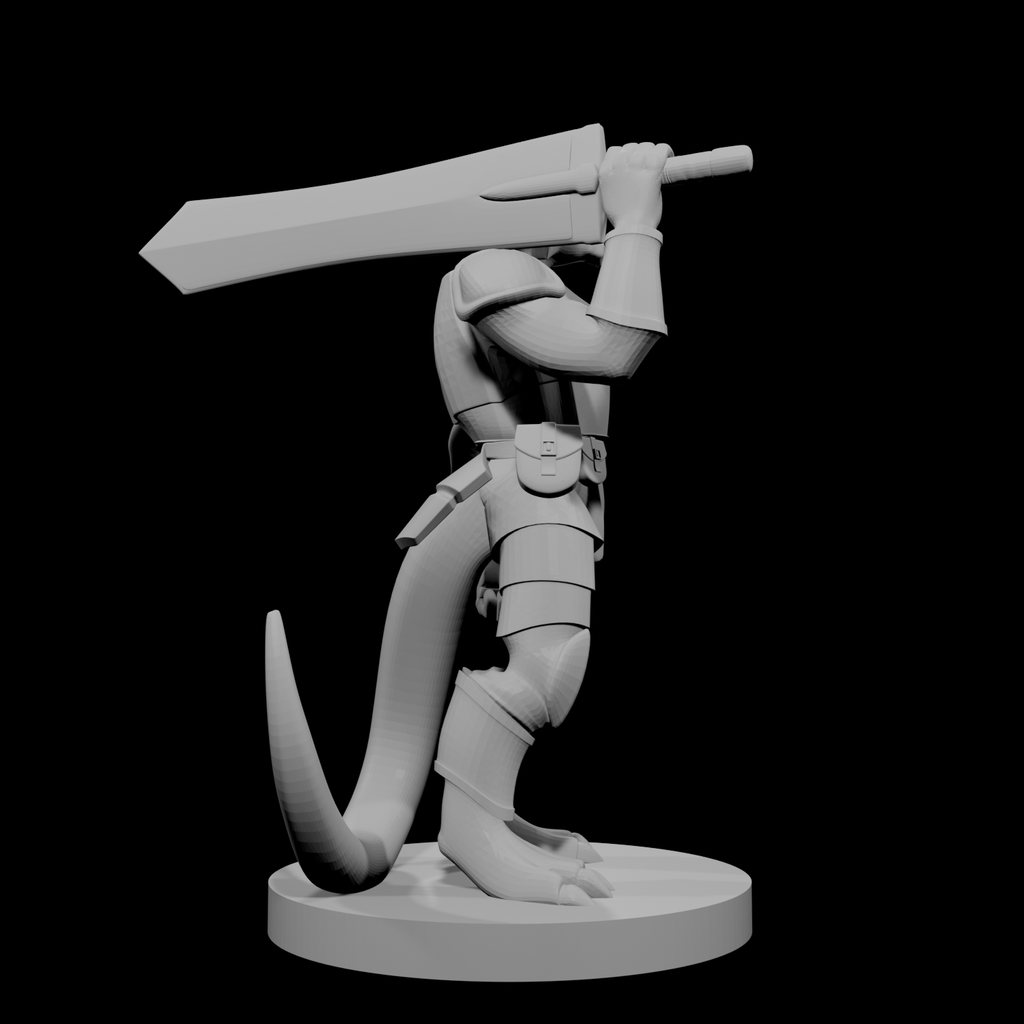 Guerrier draconien à arme lourde 4