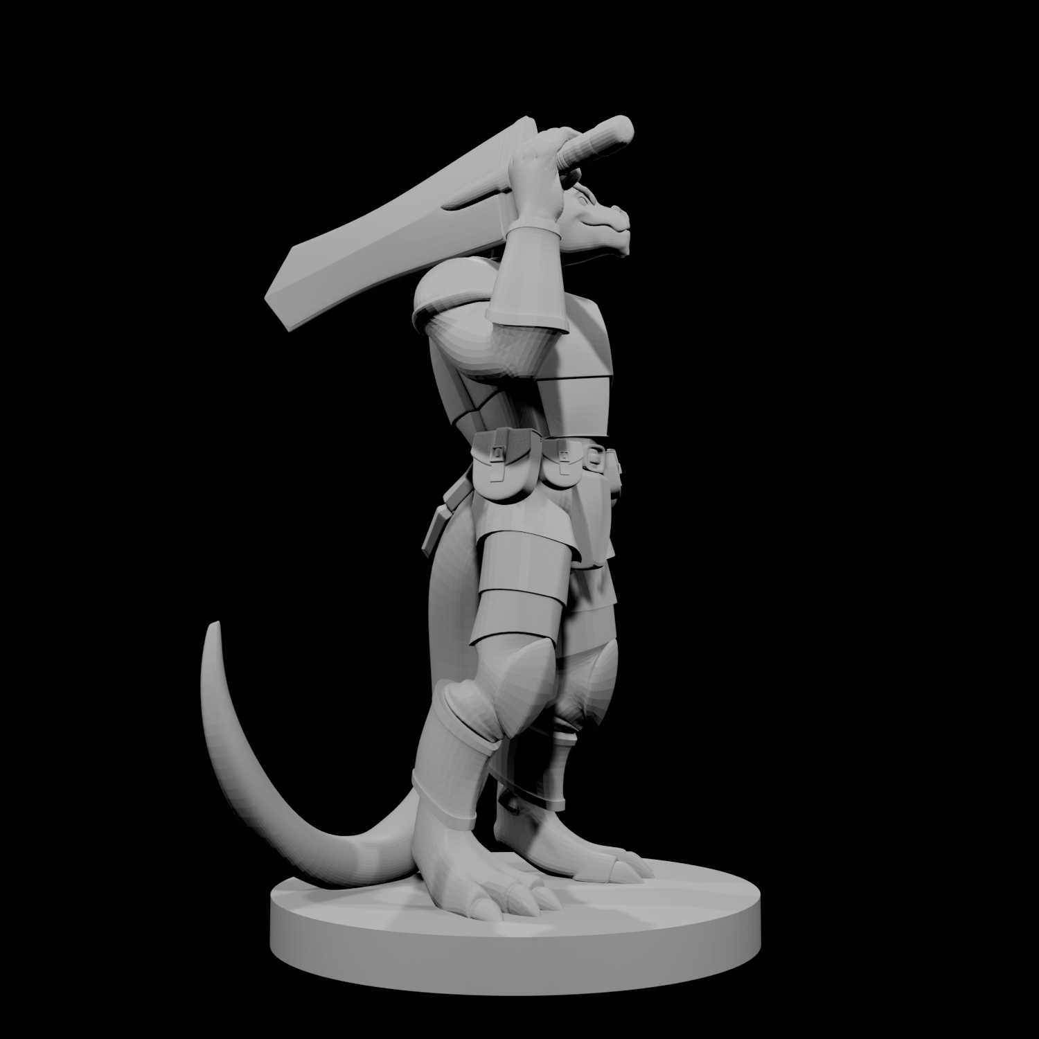 Guerrier draconien à arme lourde 4