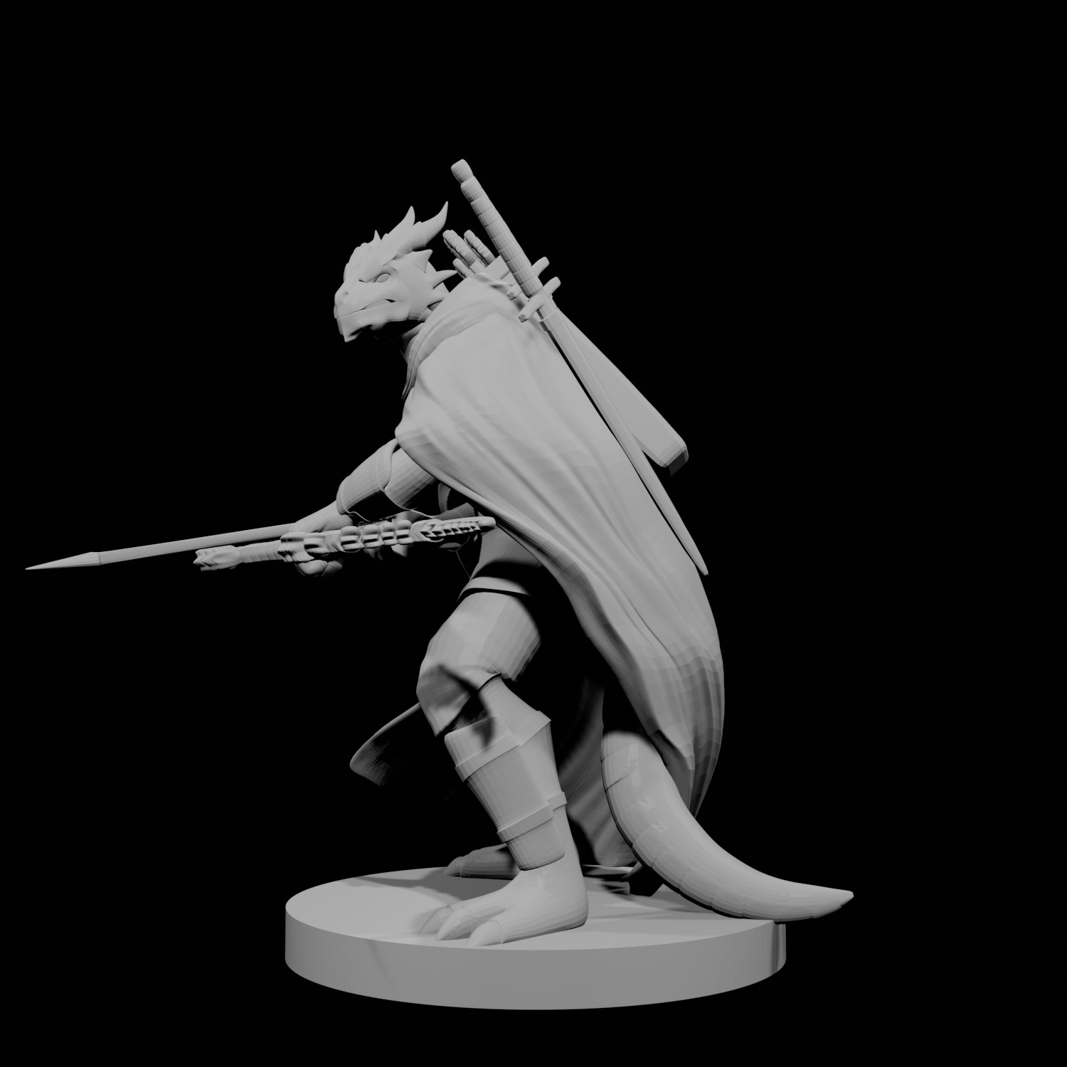 Rôdeur mâle draconien