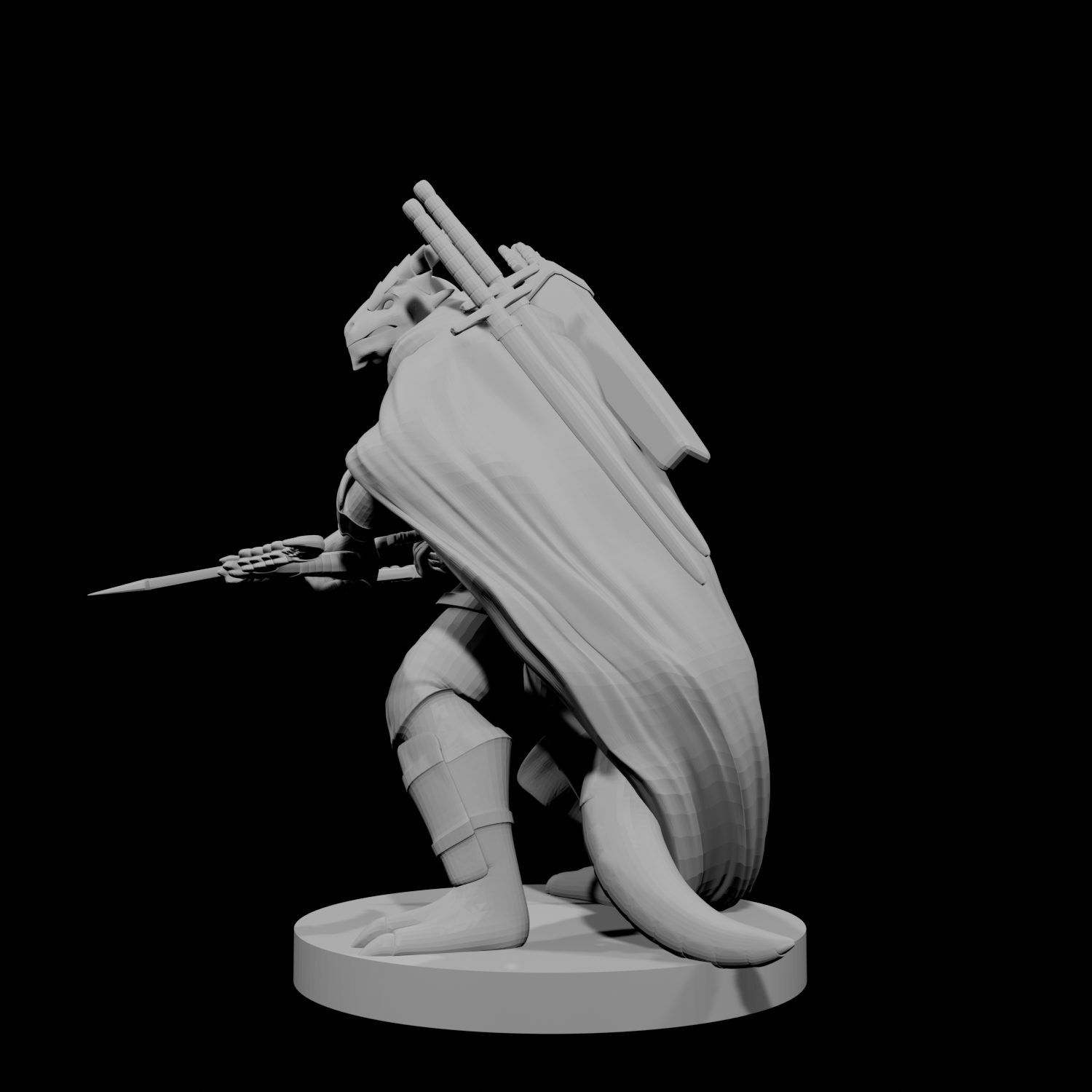 Rôdeur mâle draconien