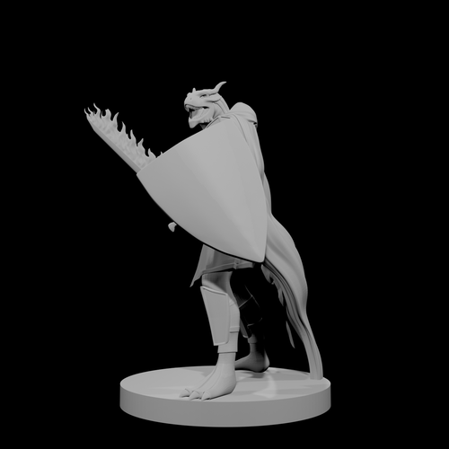 Dragonborn Paladin Hexblade Warlock