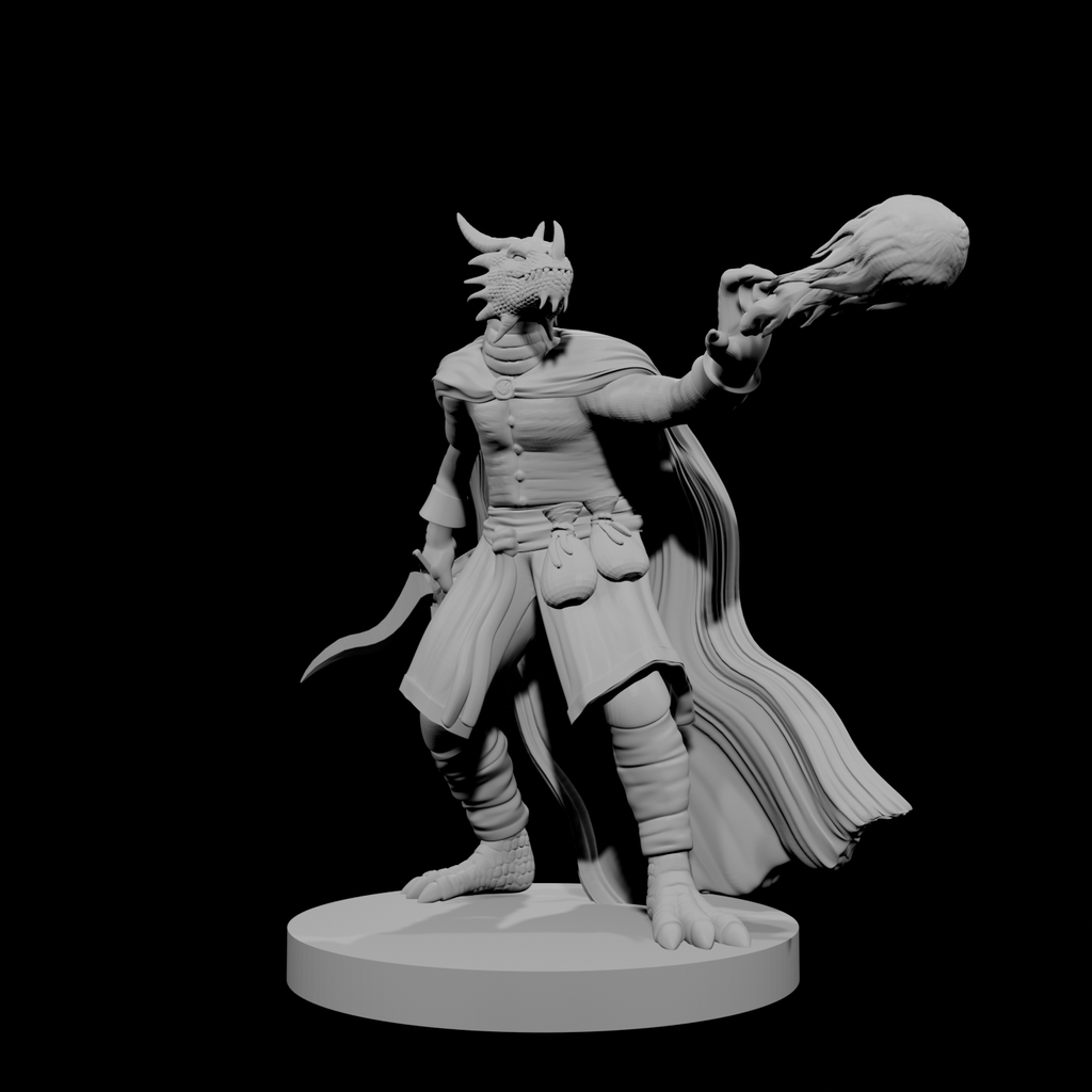 Sorcier Draconide 4 avec Dague 2