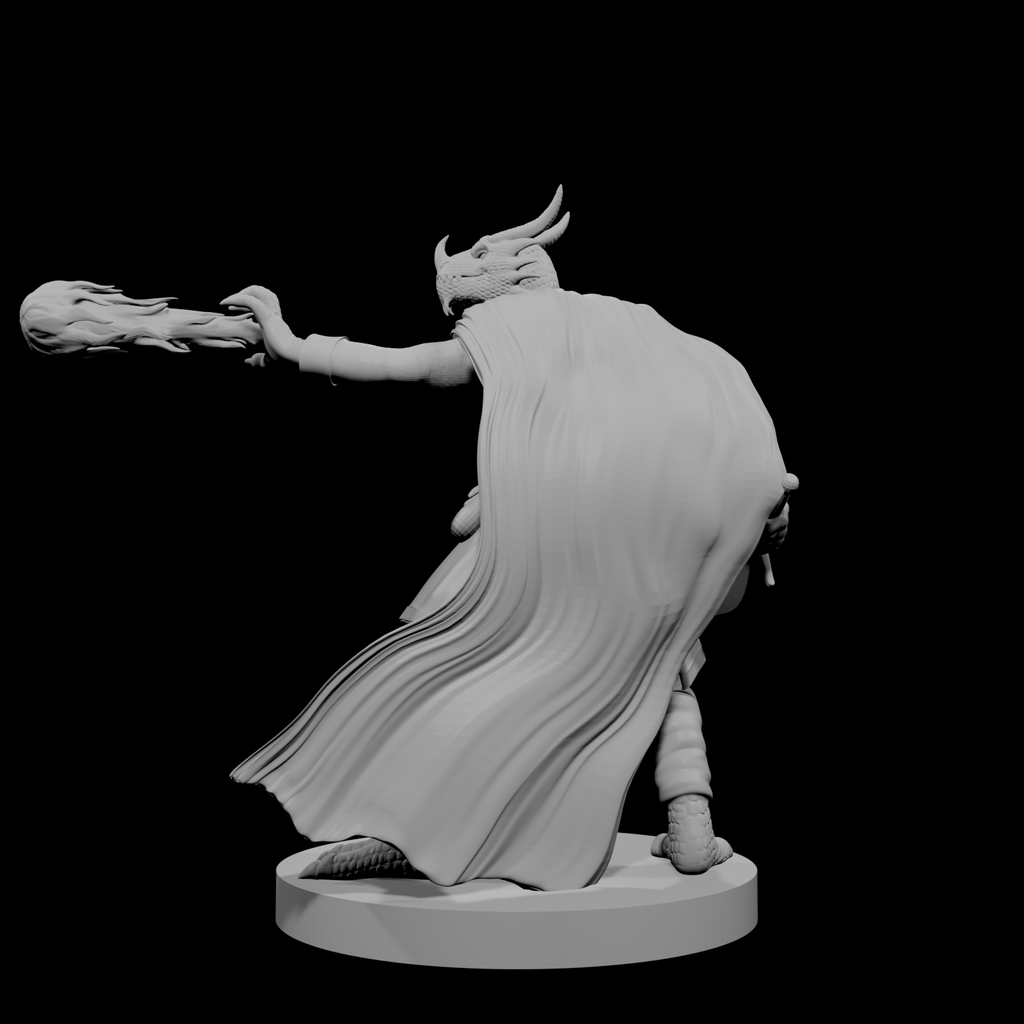 Sorcier Draconide 4 avec Dague 2