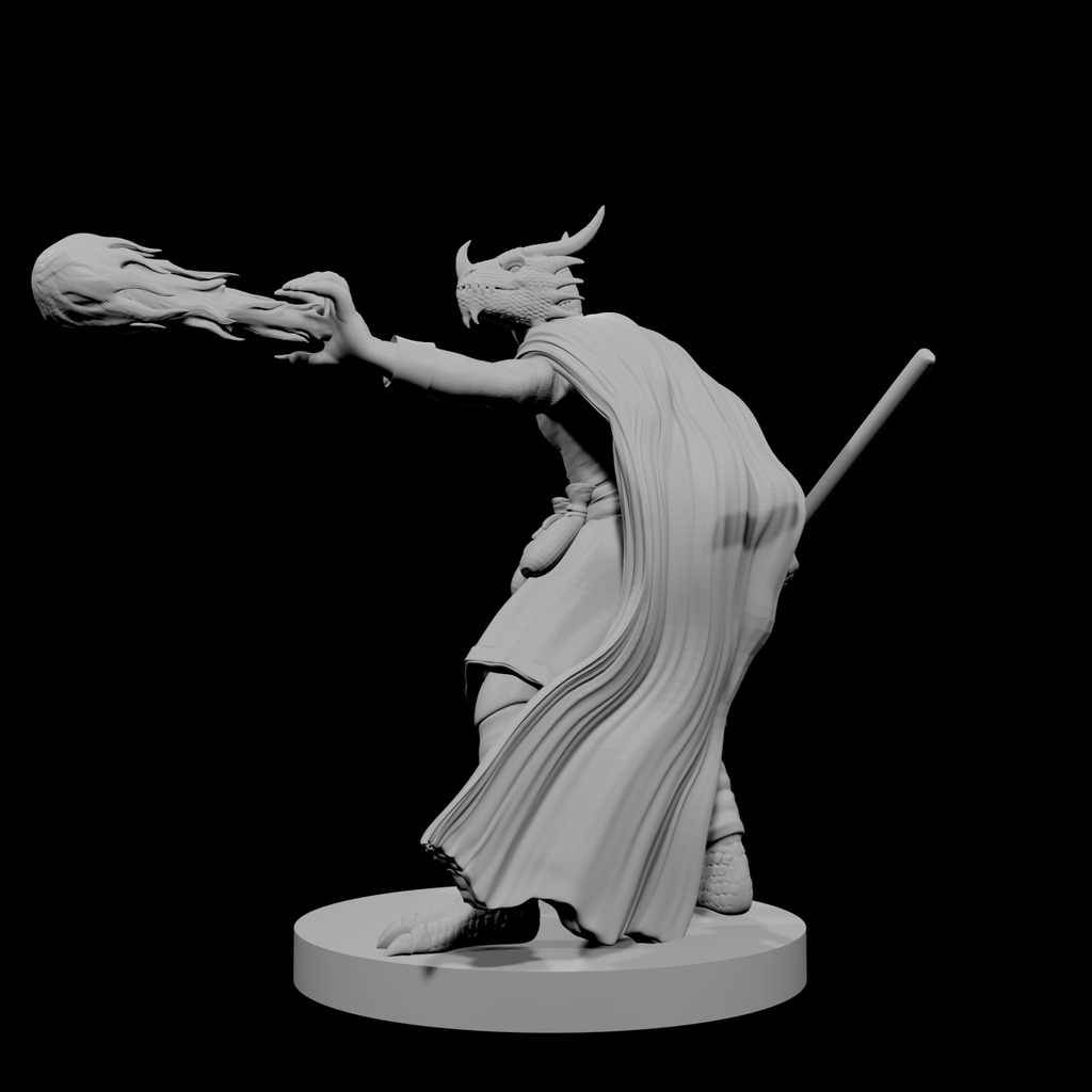 Sorcier Draconide 4 avec Vouge