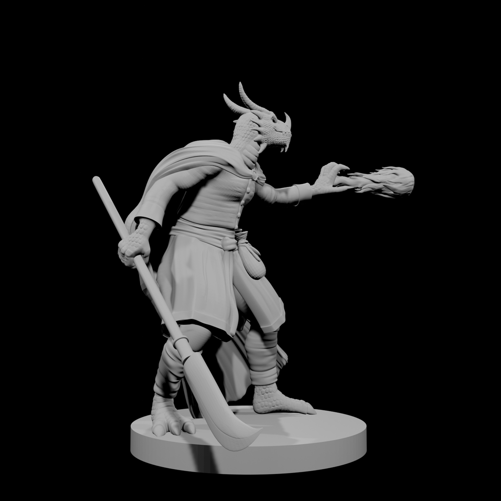Sorcerer Draconien 4 avec Glaive 2