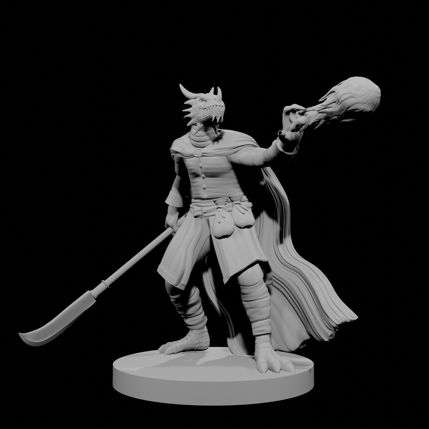 Sorcerer Draconien 4 avec Glaive 2