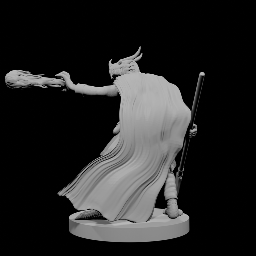 Sorcerer Draconien 4 avec Glaive 2