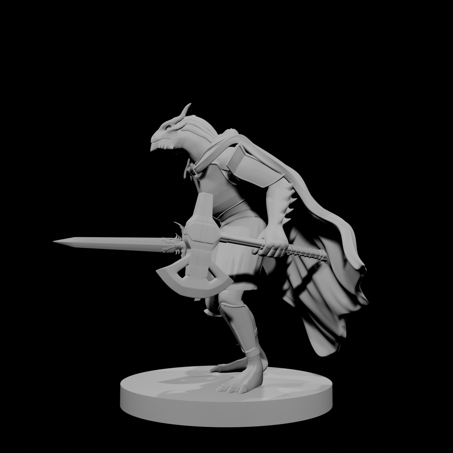 Guerrier bipède Draconiaque