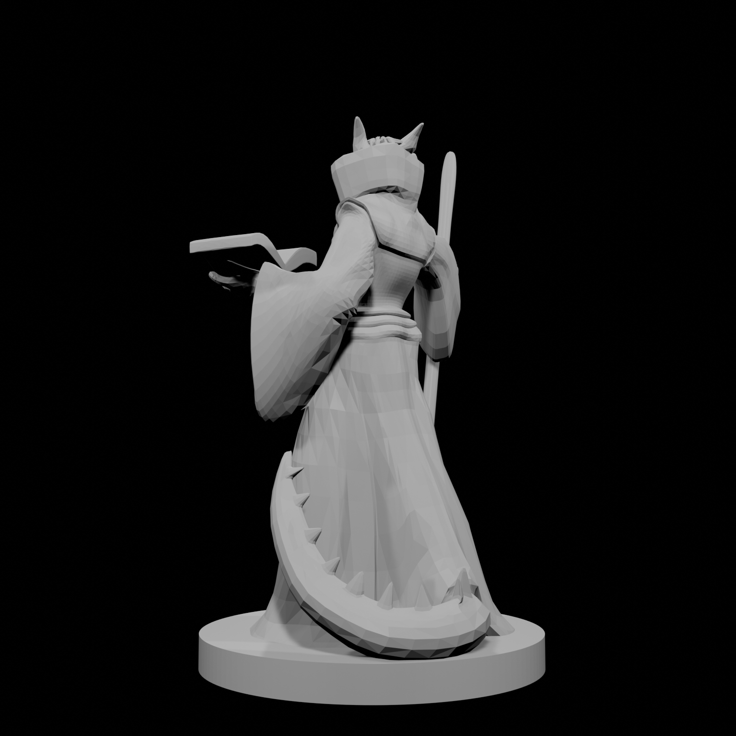 Magicienne draconide femme