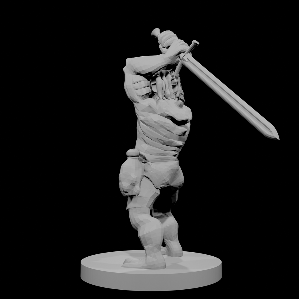Barbare draconide avec épée