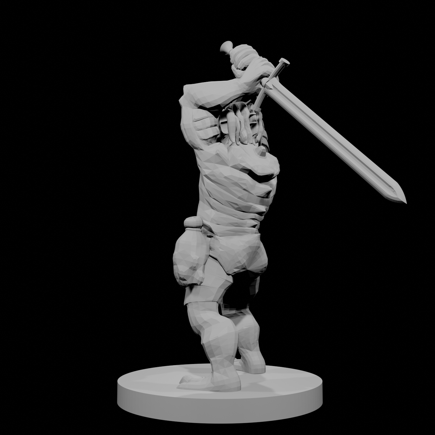 Barbare draconide avec épée