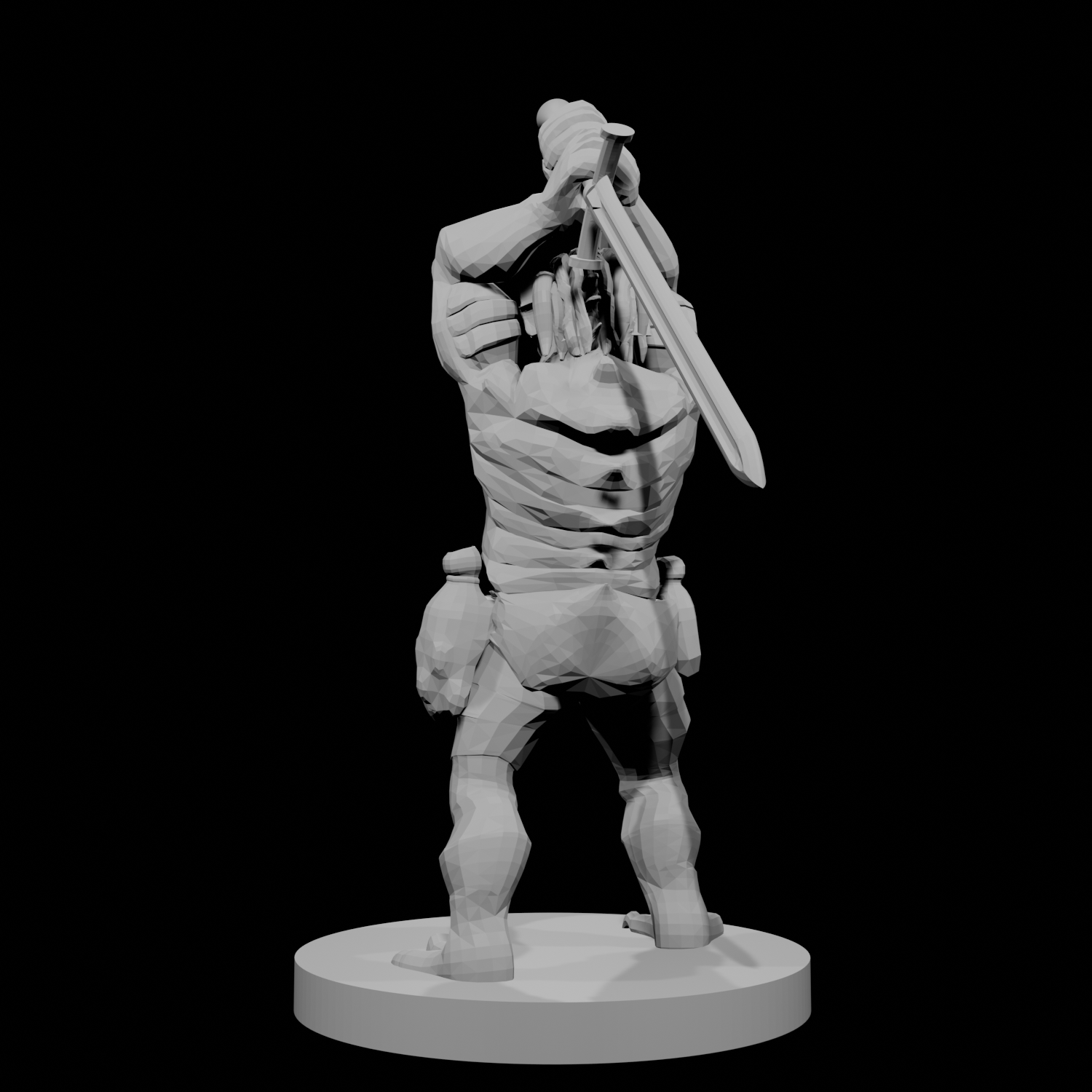 Barbare draconide avec épée
