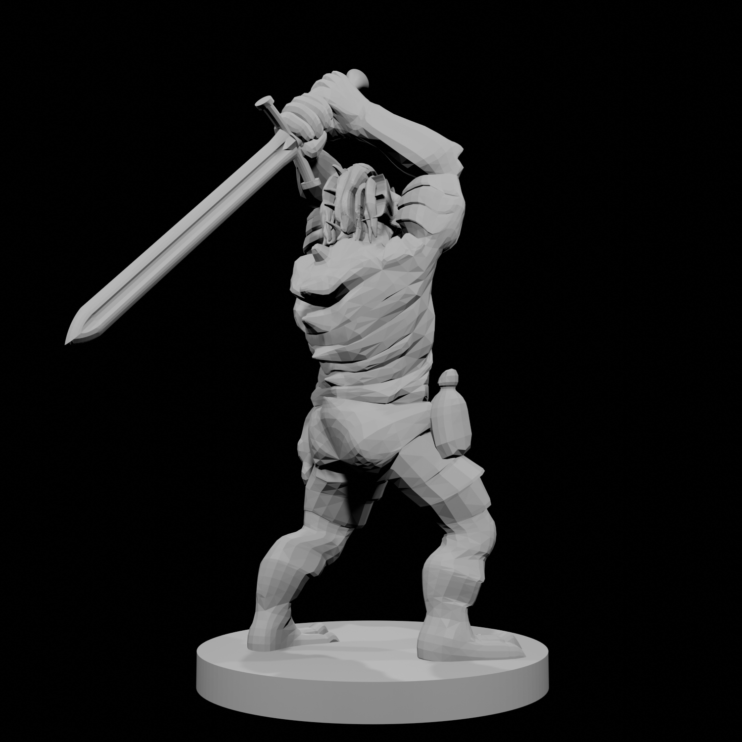 Barbare draconide avec épée