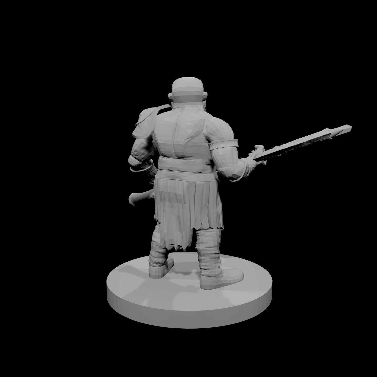 Dwarf Barbarian with Great Axe