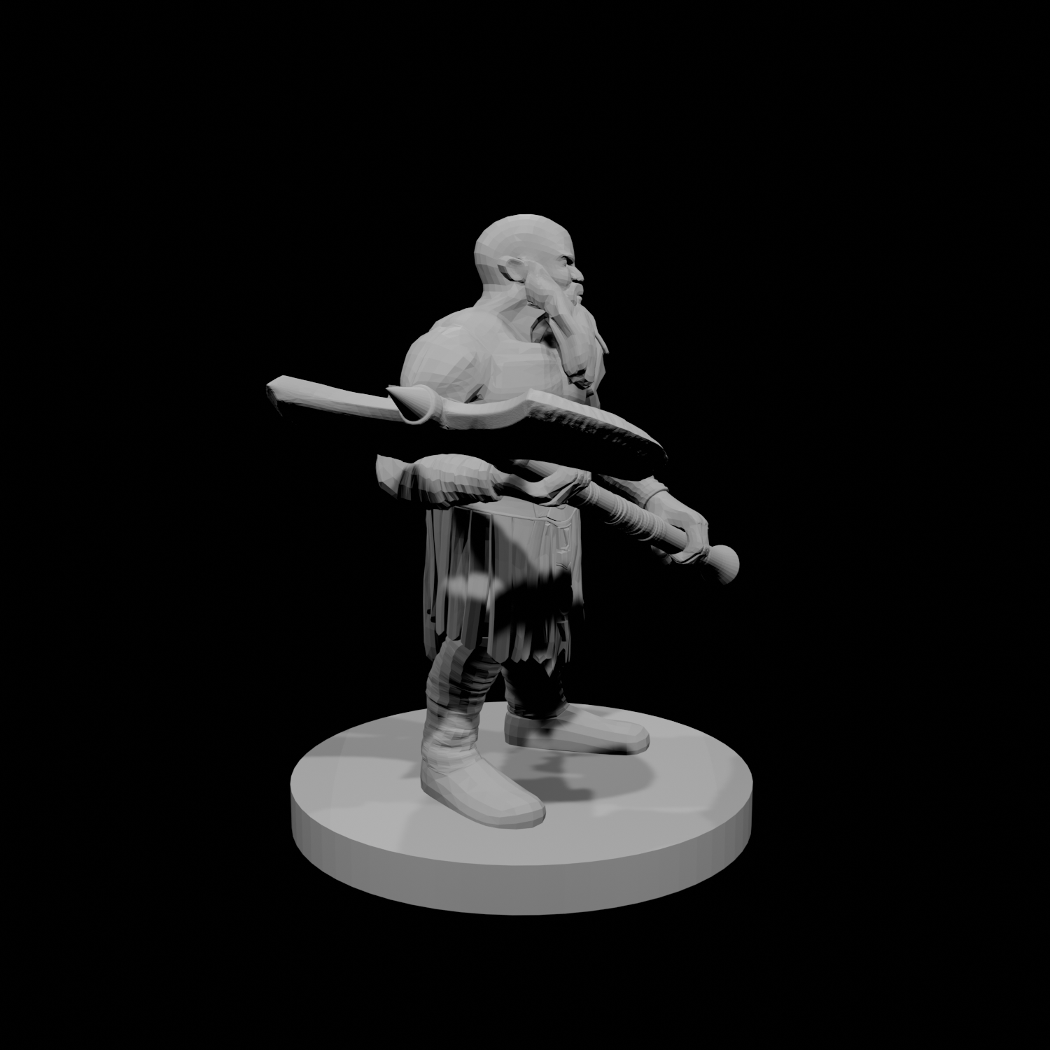 Dwarf Barbarian with Great Axe