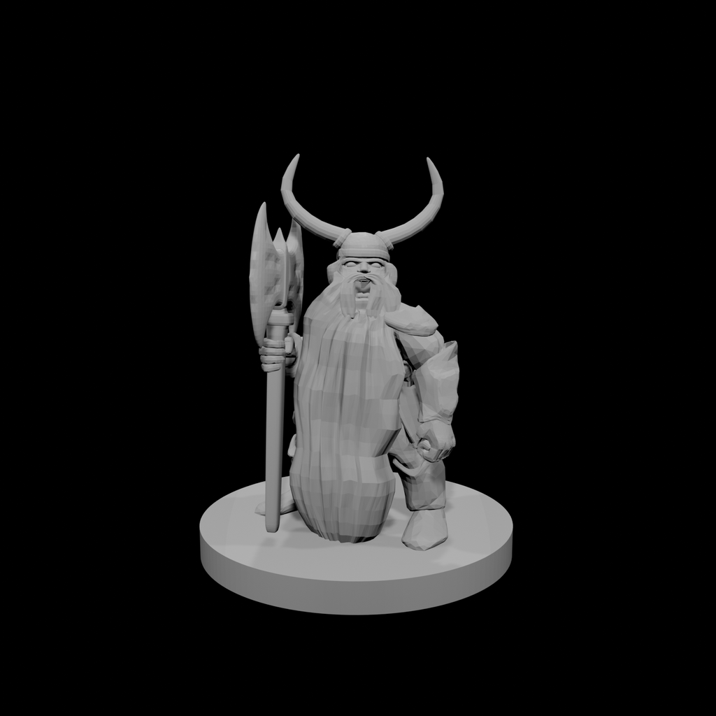 Dwarf Barbarian with a big Beard