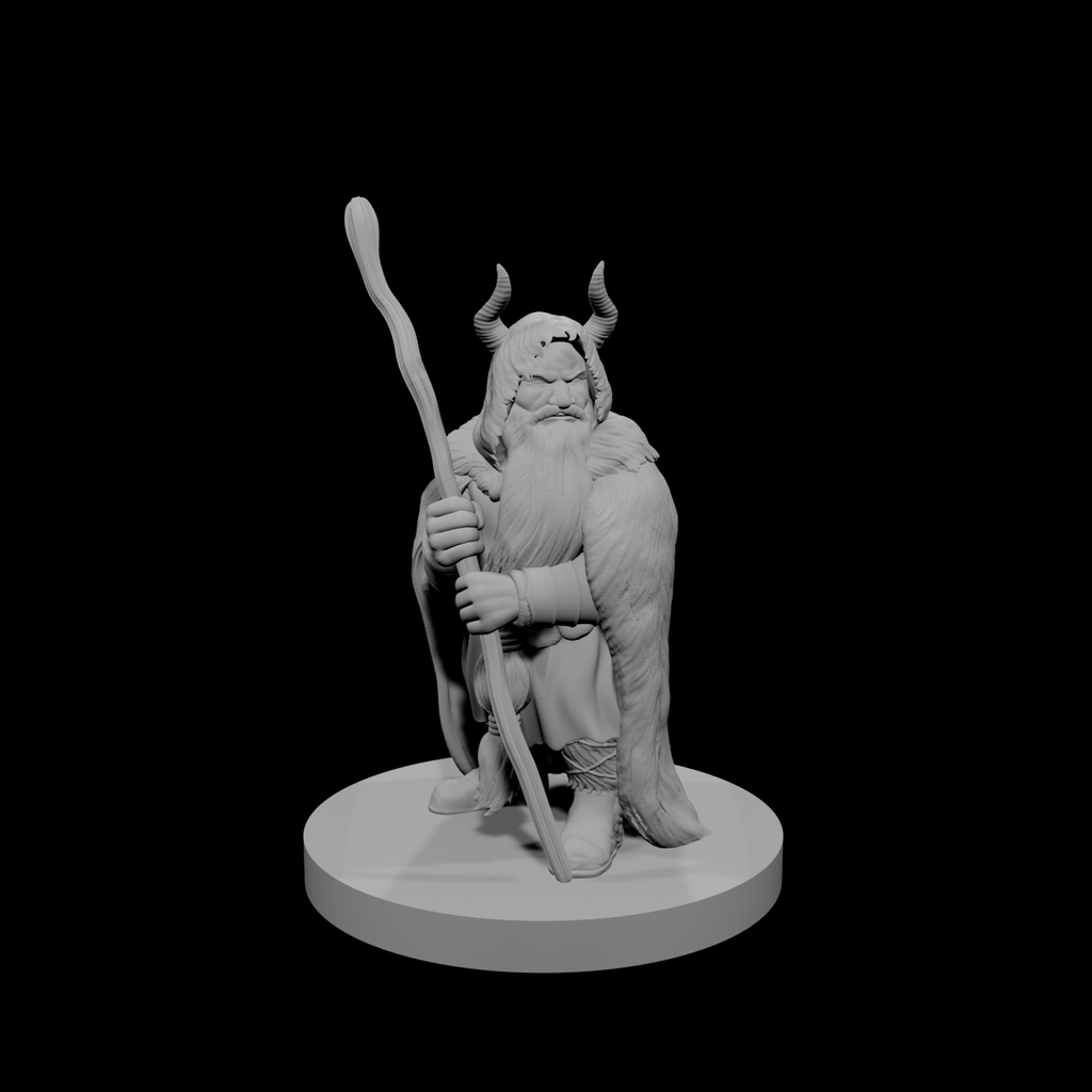 Druide mâle nain 4