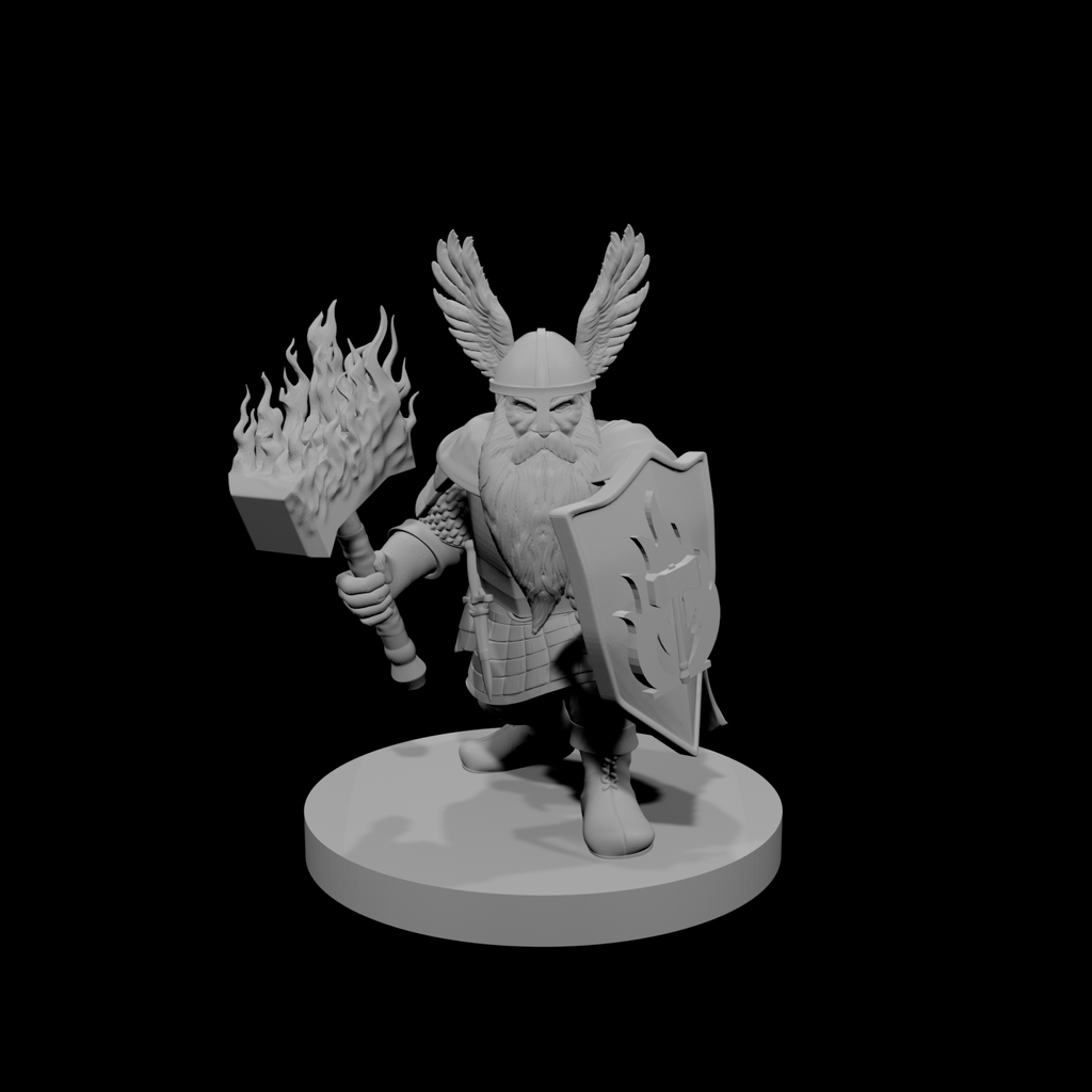 Paladin nain mâle
