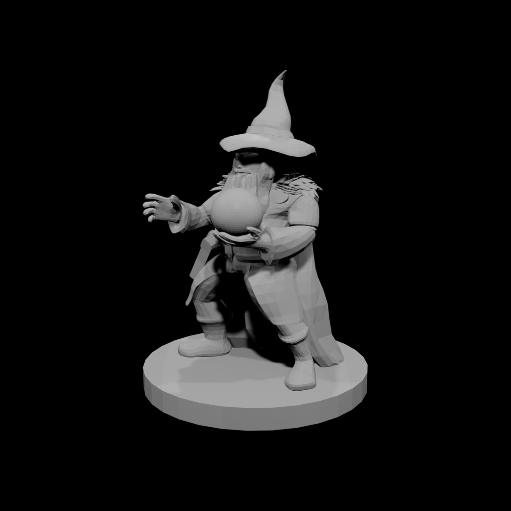 Magicien nain mâle