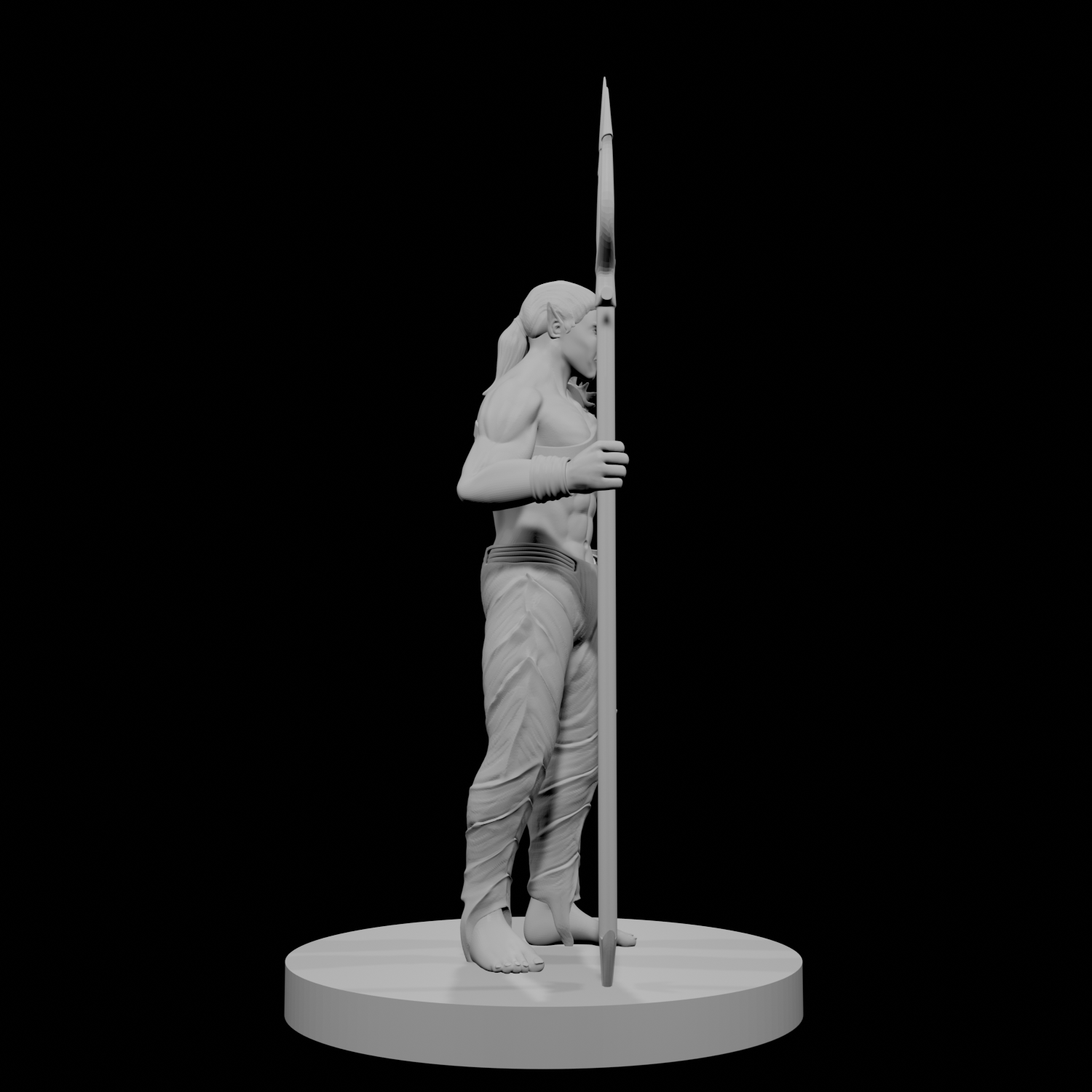 Guerrier aquatique elfe mâle