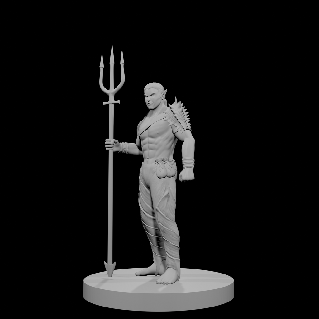 Guerrier aquatique elfe mâle