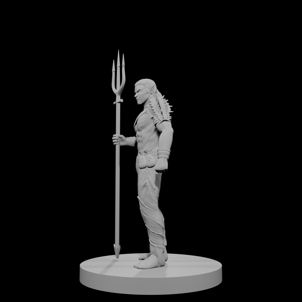 Guerrier aquatique elfe mâle