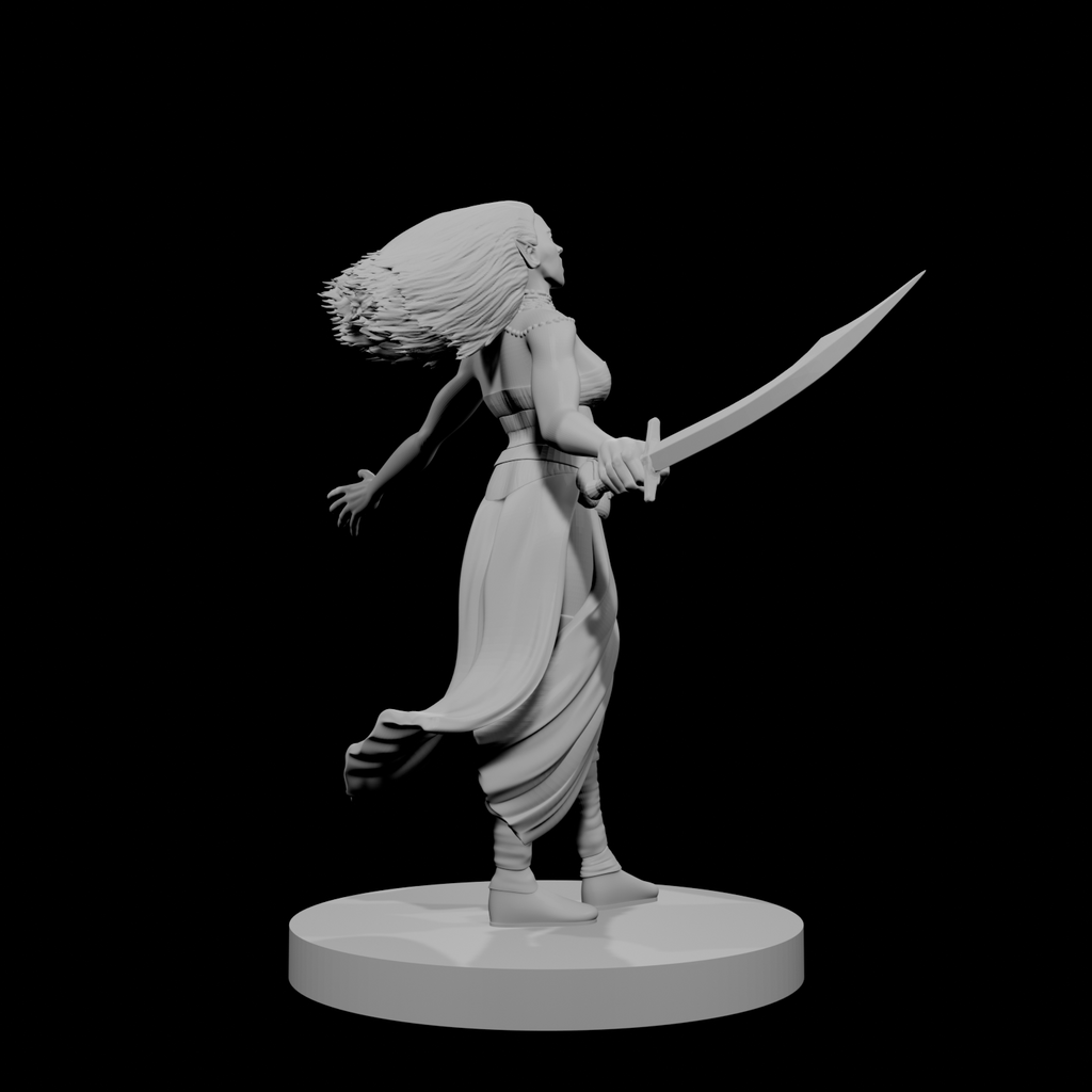 Elfe (femme) druide 5