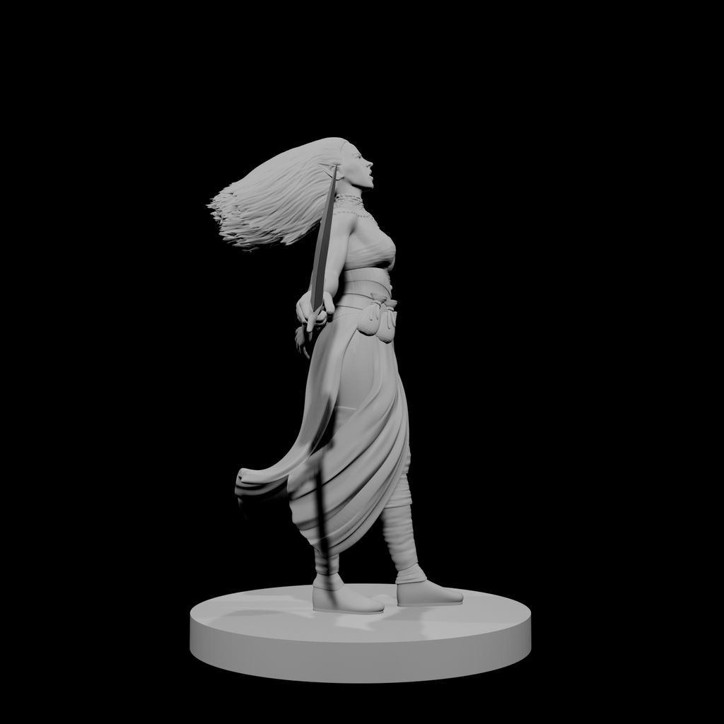 Elfe (femme) druide 5