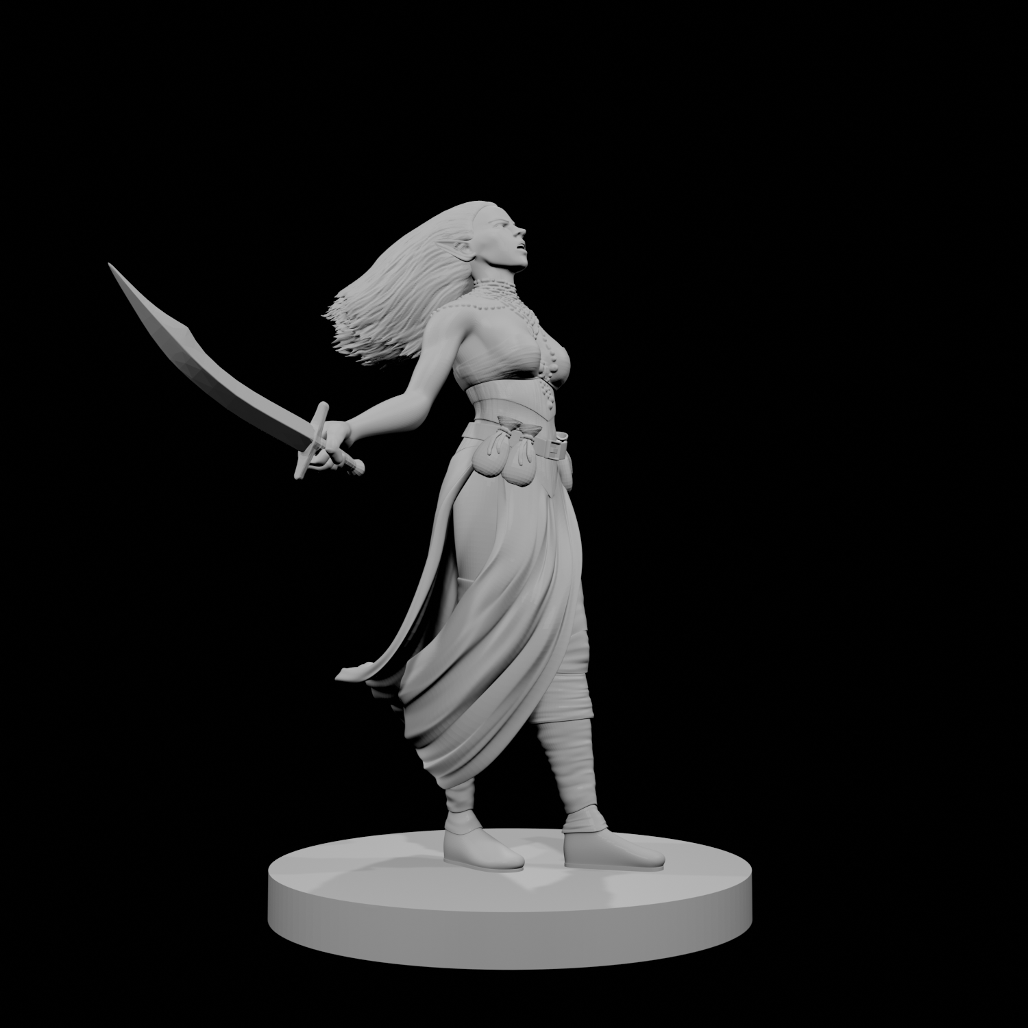 Elfe (femme) druide 5