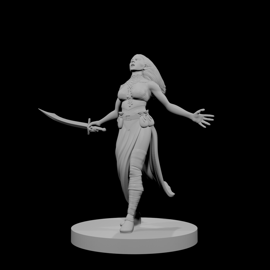 Elfe (femme) druide 5