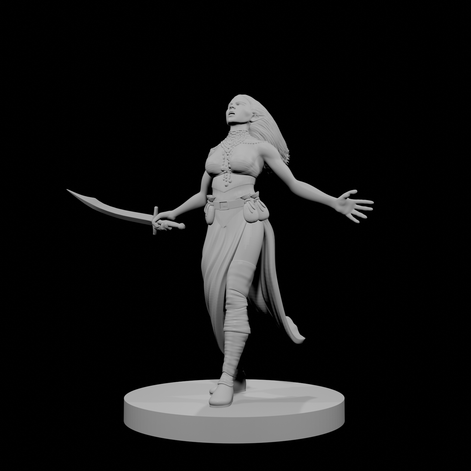 Elfe (femme) druide 5