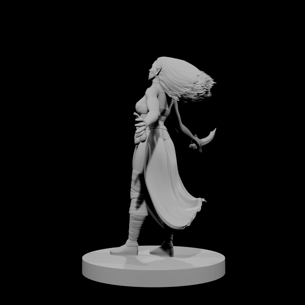 Elfe (femme) druide 5