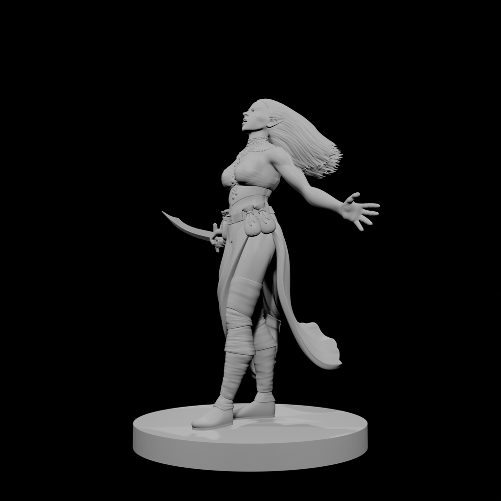 Elfe (femme) druide 5