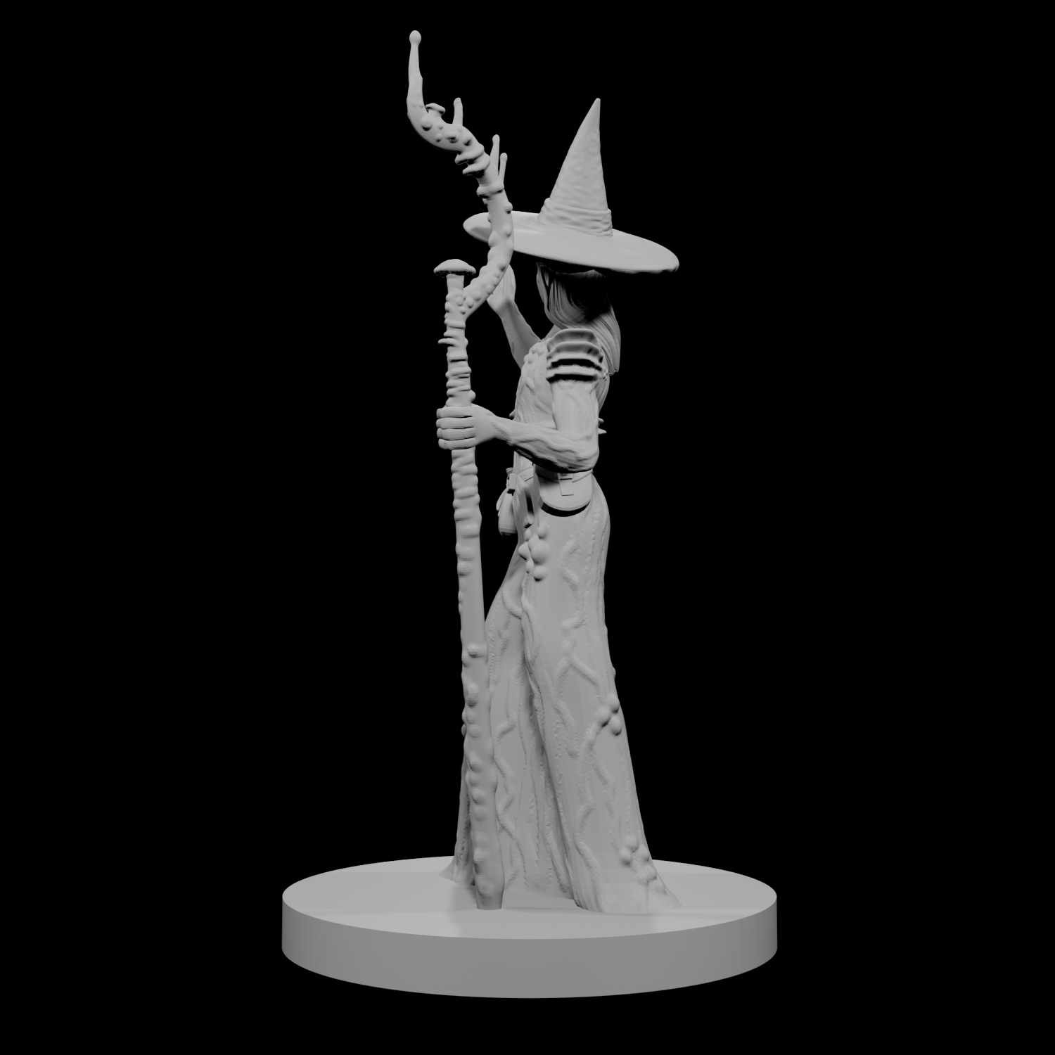 Elfe femelle Druide Cercle des Spores 2