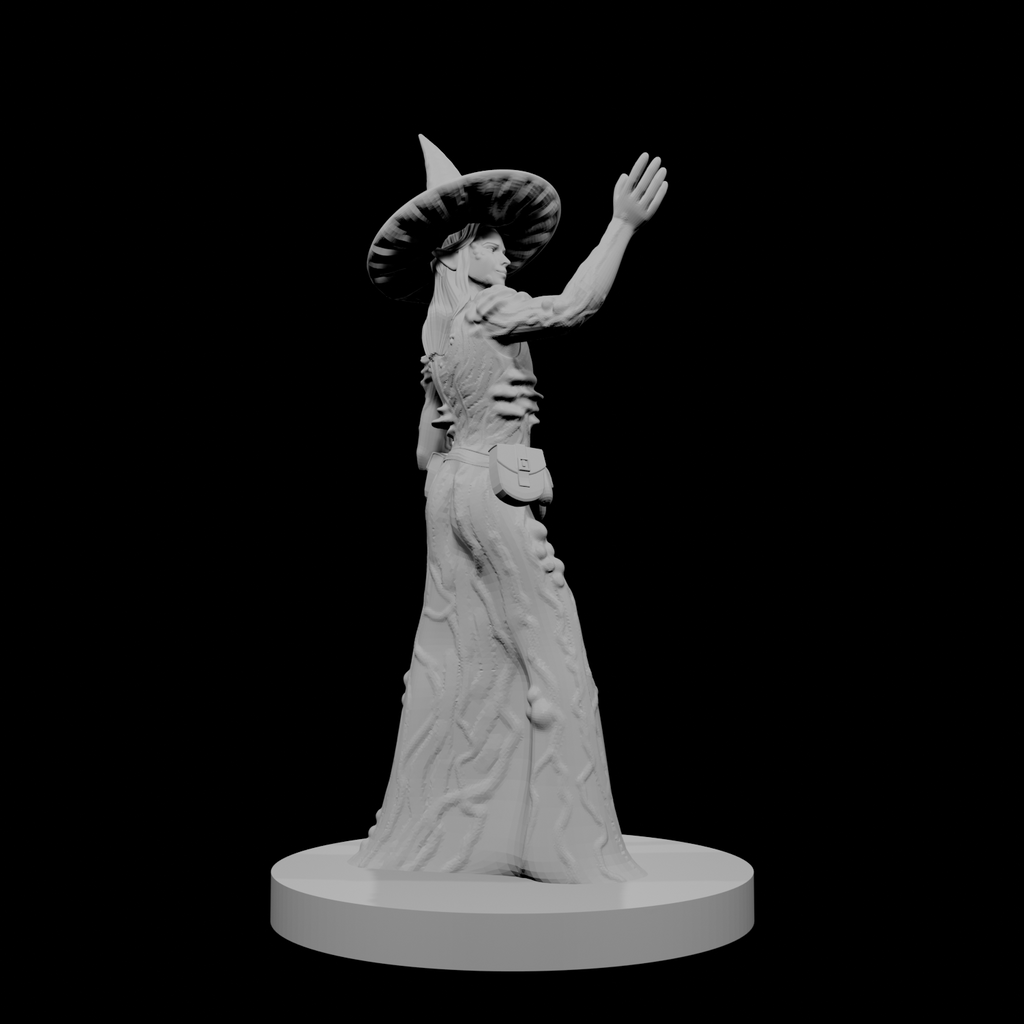 Elfe femelle Druide Cercle des Spores 2