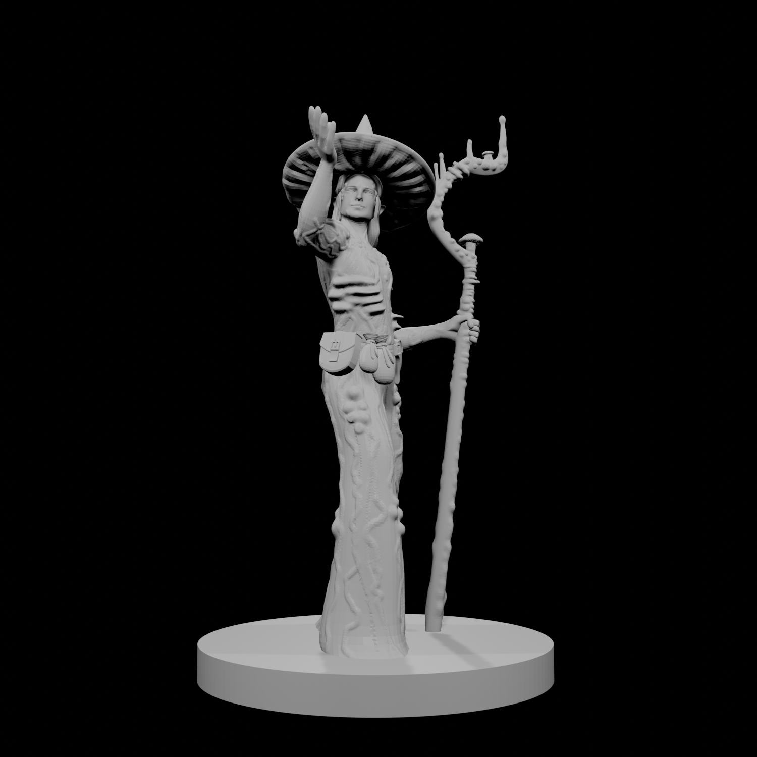 Elfe femelle Druide Cercle des Spores 2
