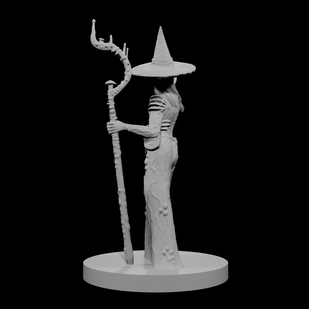 Elfe femelle Druide Cercle des Spores 2