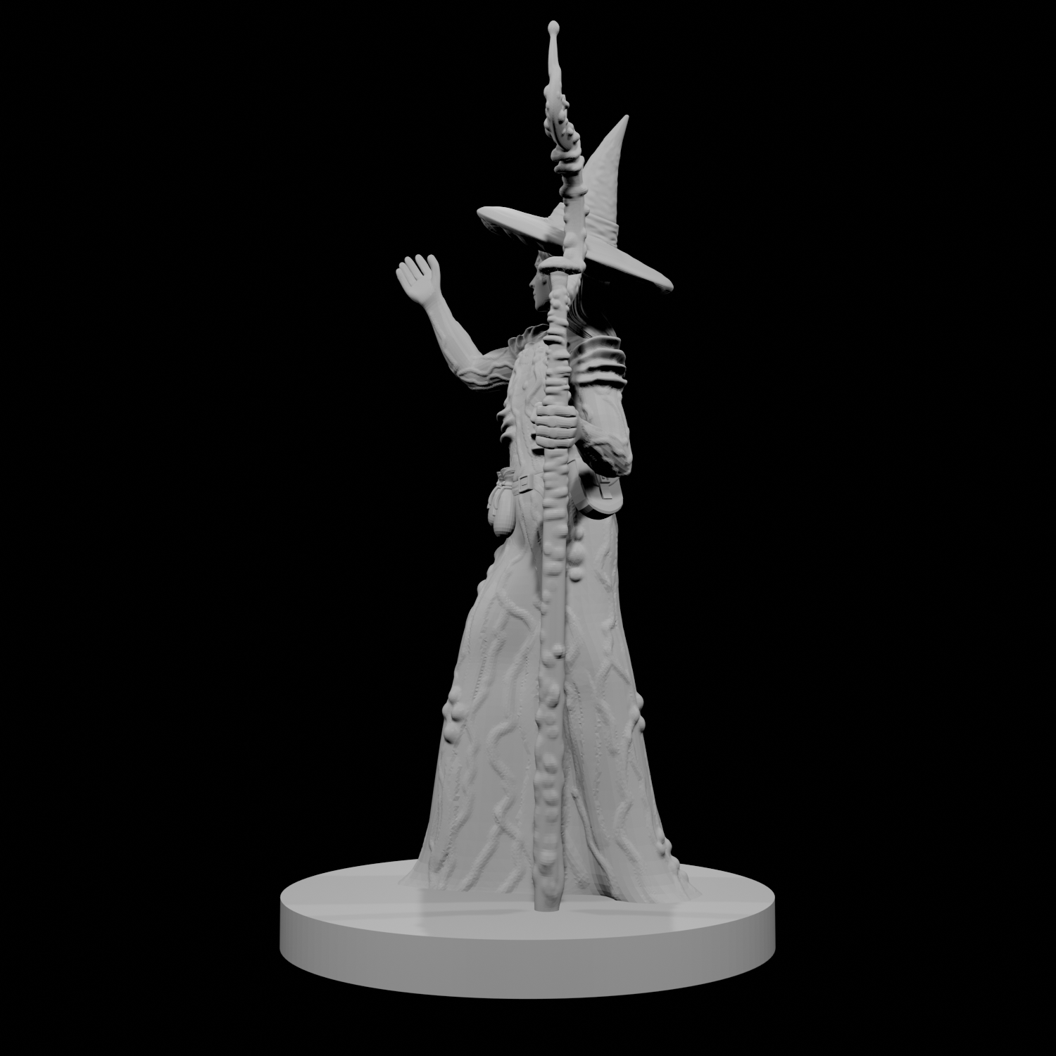 Elfe femelle Druide Cercle des Spores 2