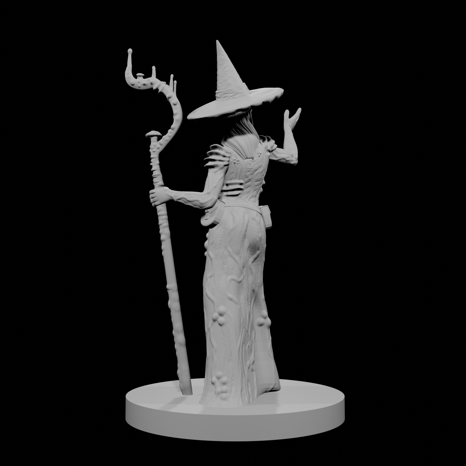 Elfe femelle Druide Cercle des Spores 2