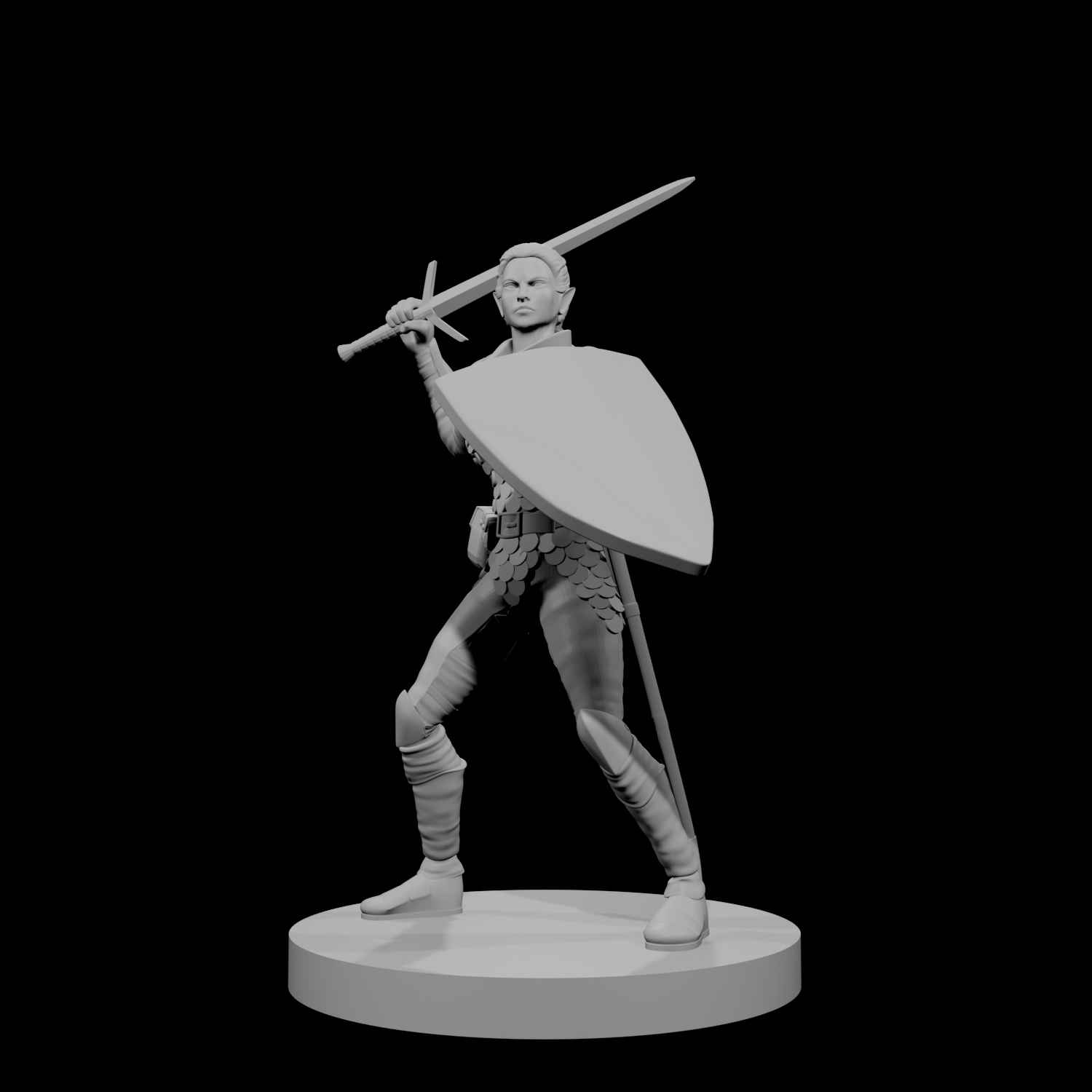 Paladine elfe (femme) 1