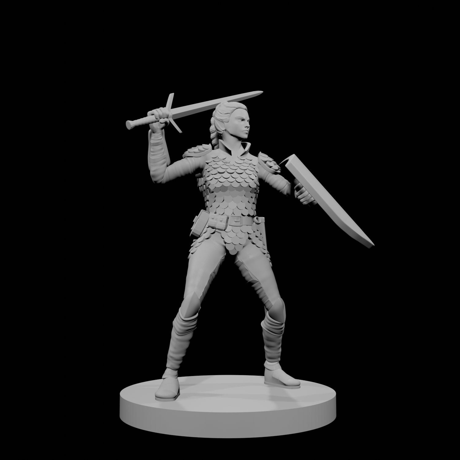 Paladine elfe (femme) 1
