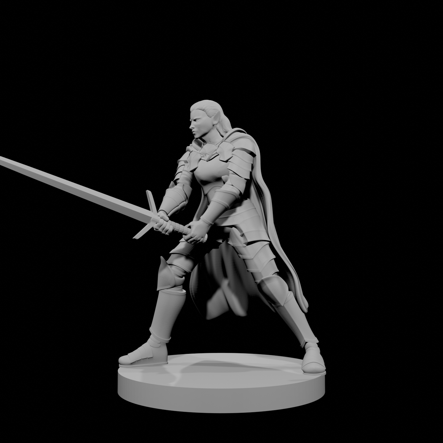 Paladin elfe (femme) 2