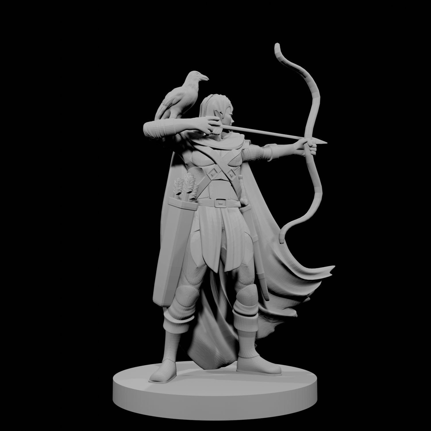 Elfe femelle, rôdeuse, maître des bêtes