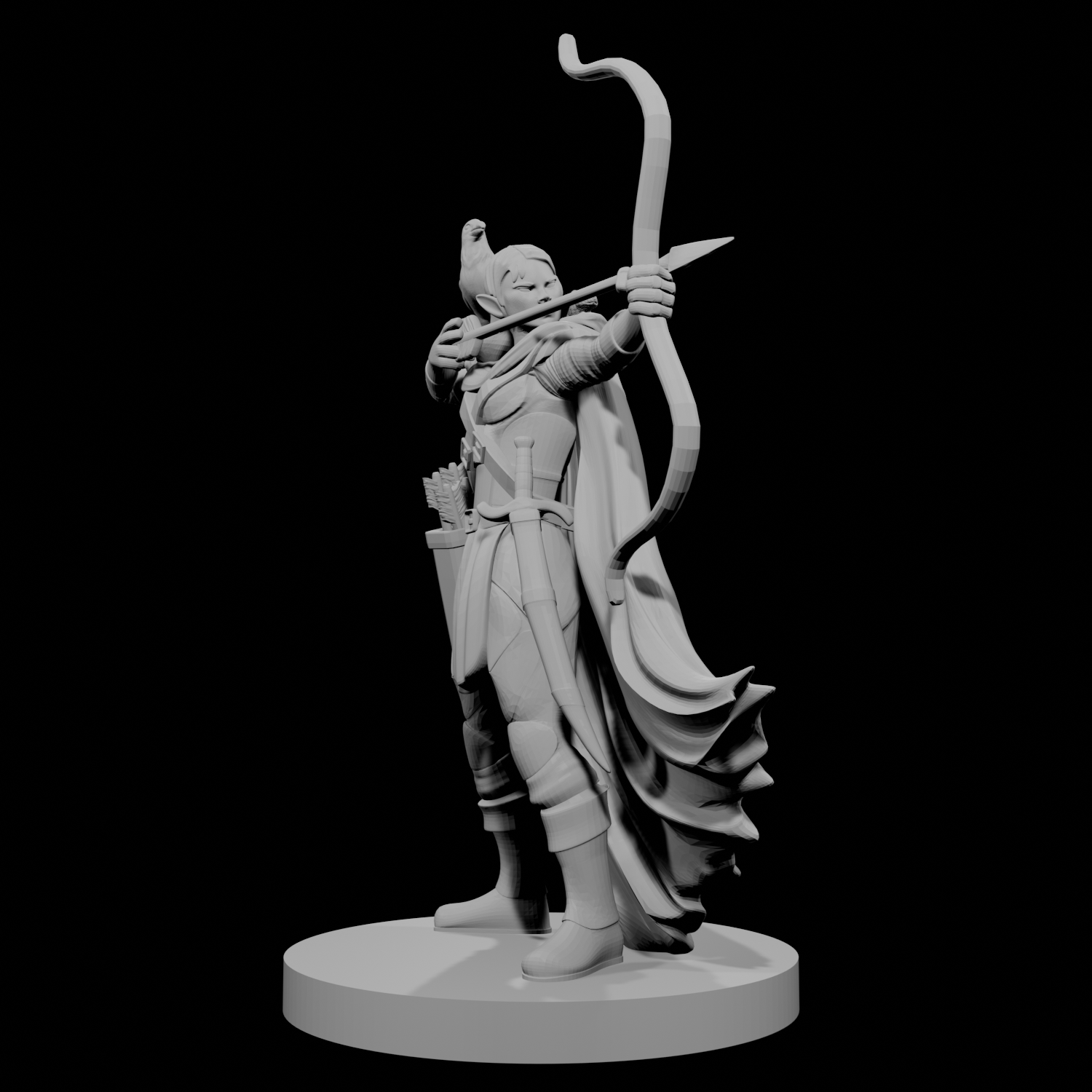 Elfe femelle, rôdeuse, maître des bêtes