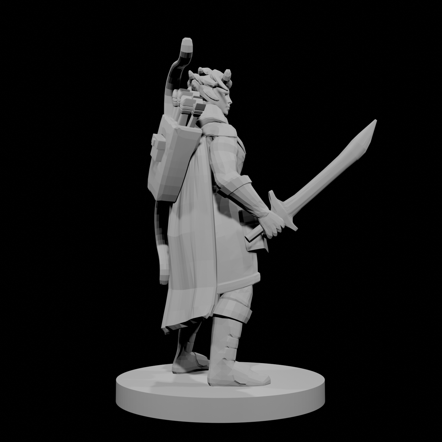 Rôdeuse Elfe avec une épée