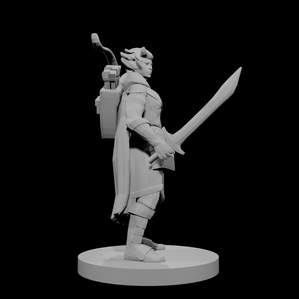 Rôdeuse Elfe avec une épée